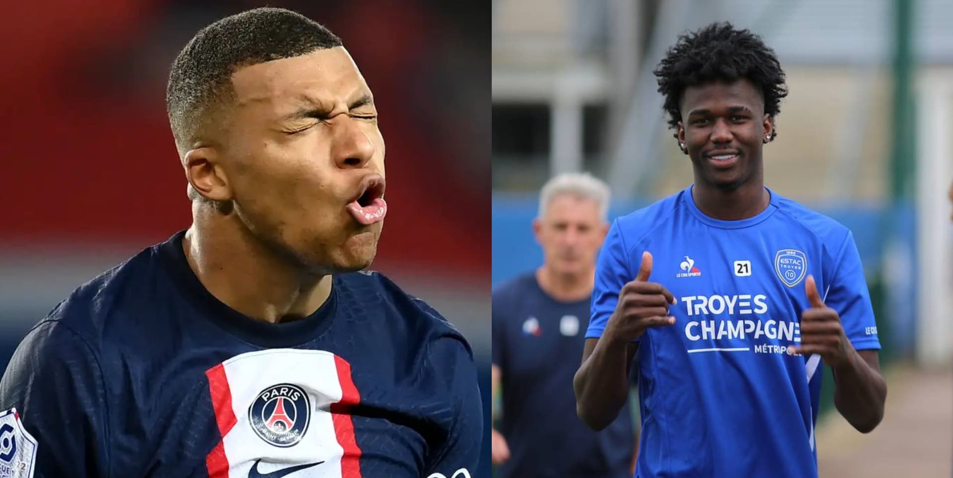 El zaguero central se vio perjudicado por la jugada de Kylian Mbappé