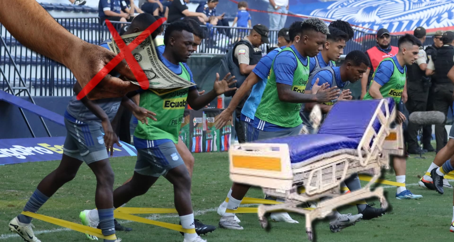 Emelec entrenando / Foto: API