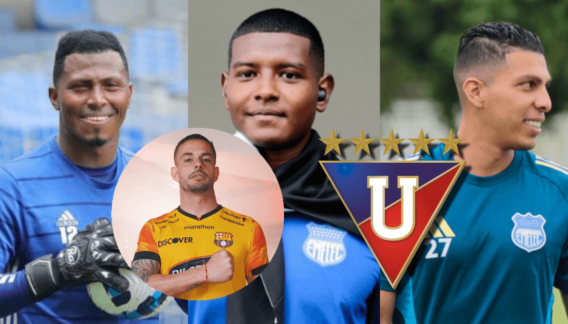 Emelec-Liga de Quito-Barcelona SC / Foto: Infobae
