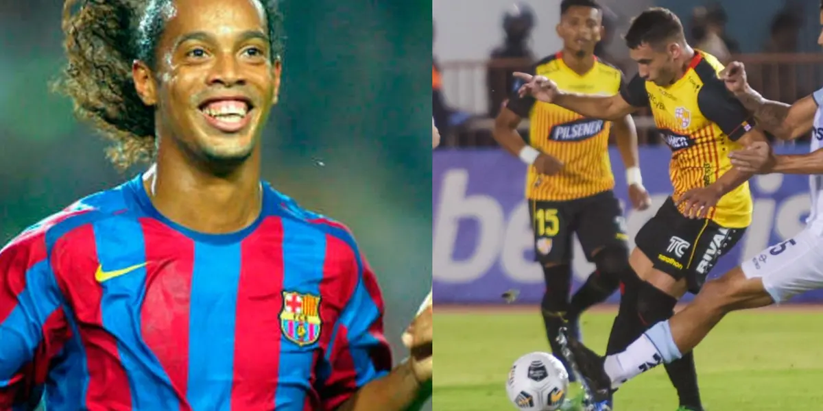 Emmanuel Martínez derrochó buen fútbol contra Guayaquil City, incluso hizo una jugada a lo Ronaldinho