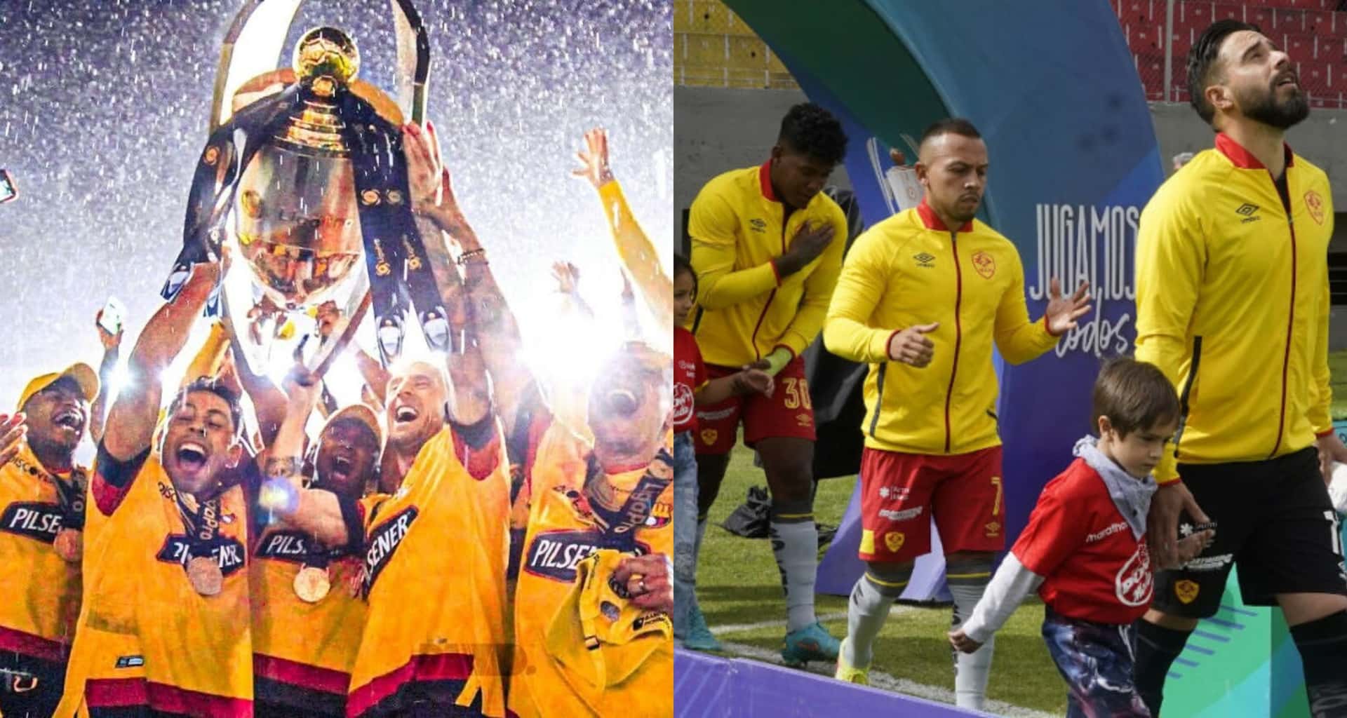 En Barcelona SC fue figura y hasta se enfrentó al Real Madrid, pero actualmente hincha por Aucas, quien clasificó a la Copa Libertadores por primera vez
