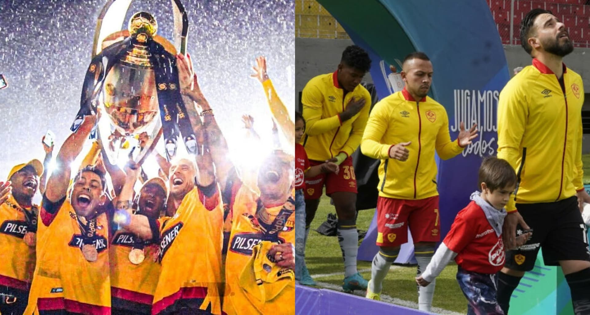 En Barcelona SC fue figura y hasta se enfrentó al Real Madrid, pero actualmente hincha por Aucas, quien clasificó a la Copa Libertadores por primera vez