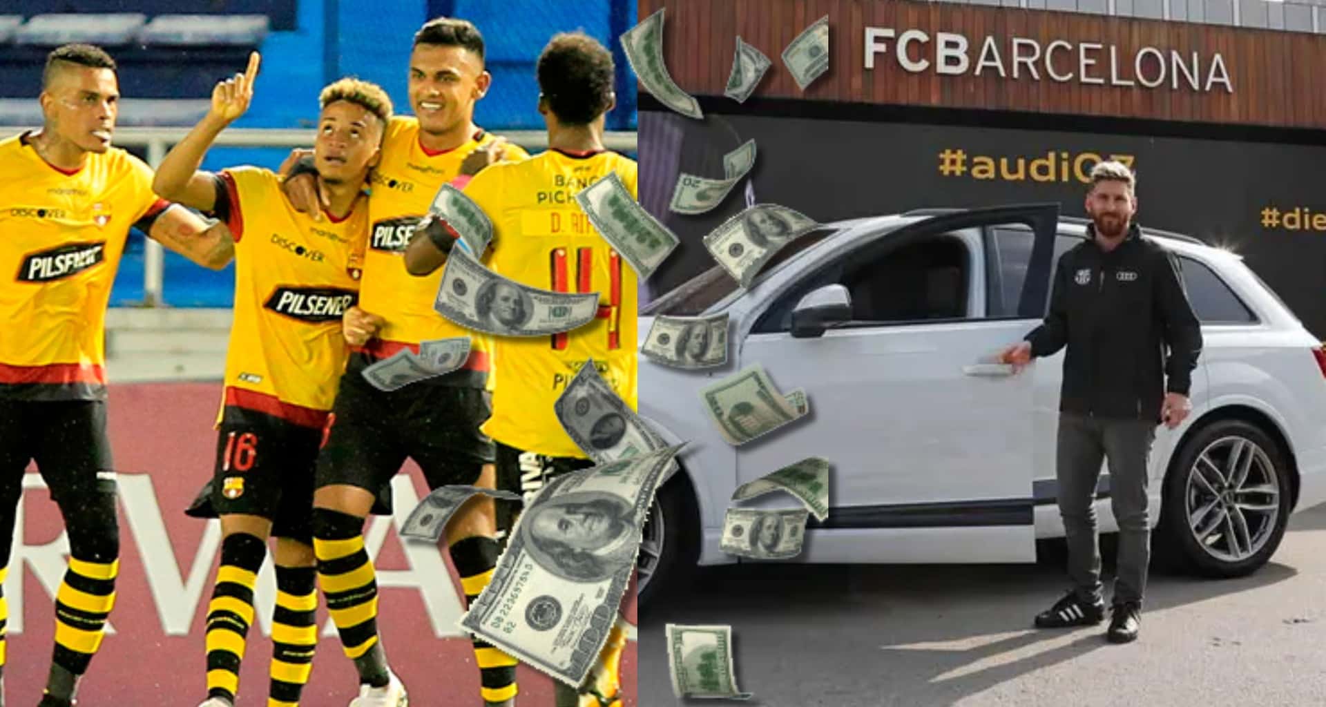 En Barcelona SC lo dejaron ir pese a que tenía talento, ahora gana miles en su nuevo equipo lo que le permite tener carros de lujo, como uno parecido al de Messi