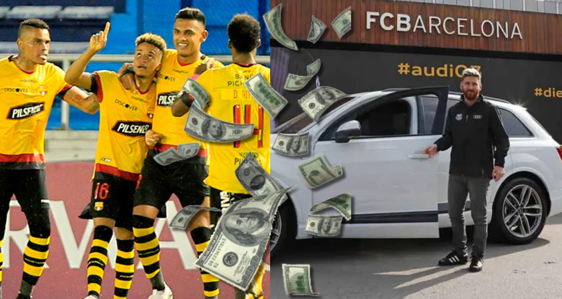 En Barcelona SC lo dejaron ir pese a que tenía talento, ahora gana miles en su nuevo equipo lo que le permite tener carros de lujo, como uno parecido al de Messi