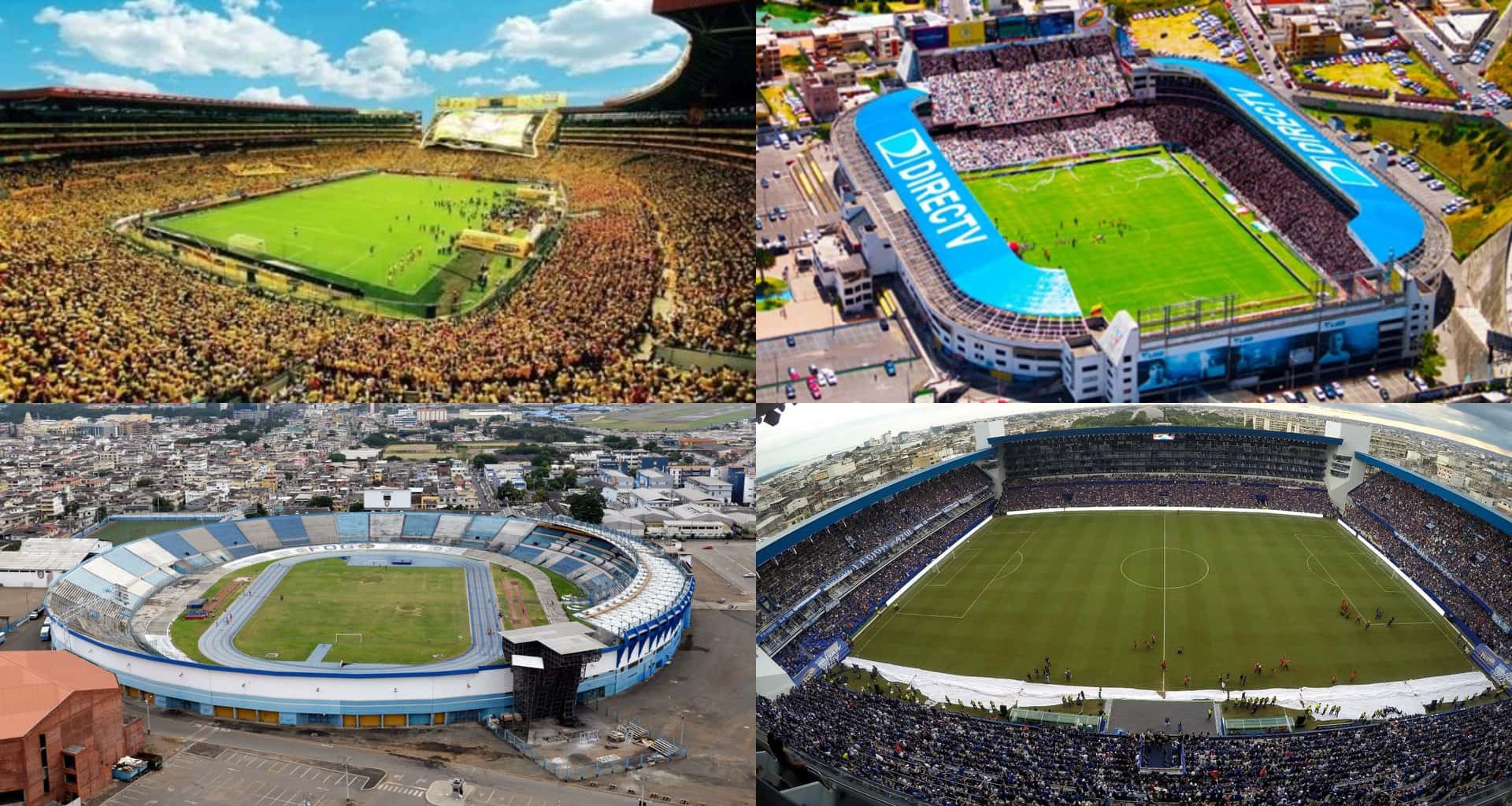 En Ecuador existen varios estadios, para albergar cotejos que han quedado para la historia. Conoce cuáles son los más grandes en la actualidad