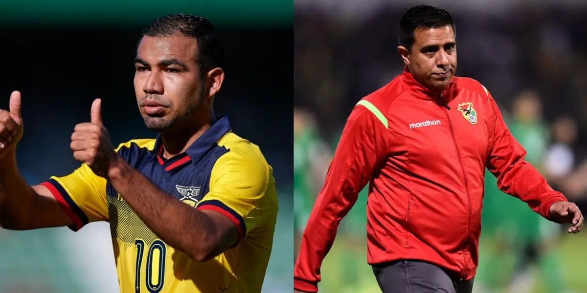 En el entretiempo del Ecuador vs Bolivia, Junior Sornoza y Cesar Farías se enfrentaron verbalmente