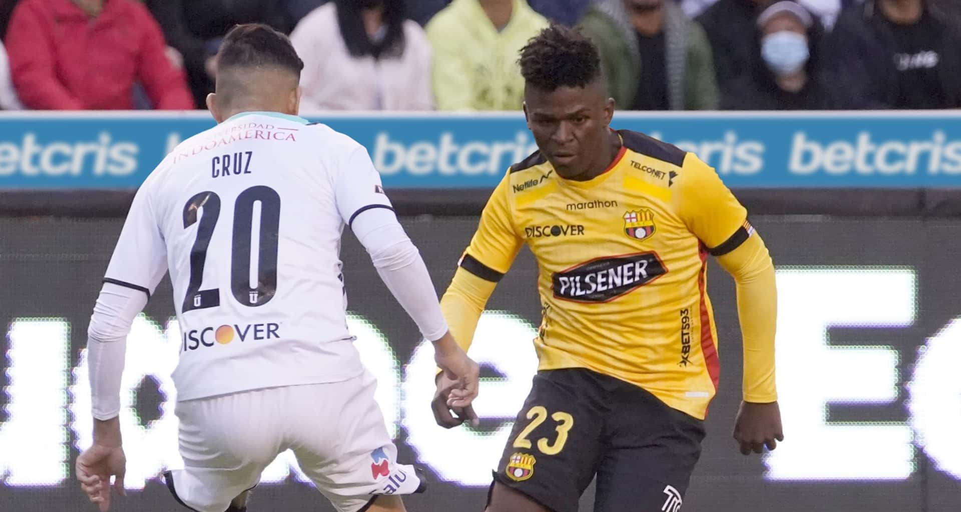 En el partido entre Barcelona SC ante Liga de Quito un jugador estuvo por debajo de su nivel y tomará medidas Jorge Célico
