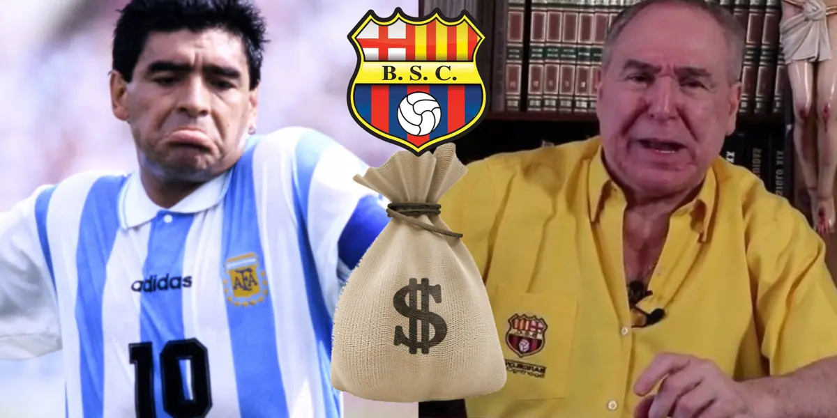 En la época de Abdalá Bucaram, Diego Maradona, pudo fichar por Barcelona SC y junto con él dos de los mejores jugadores del mundo