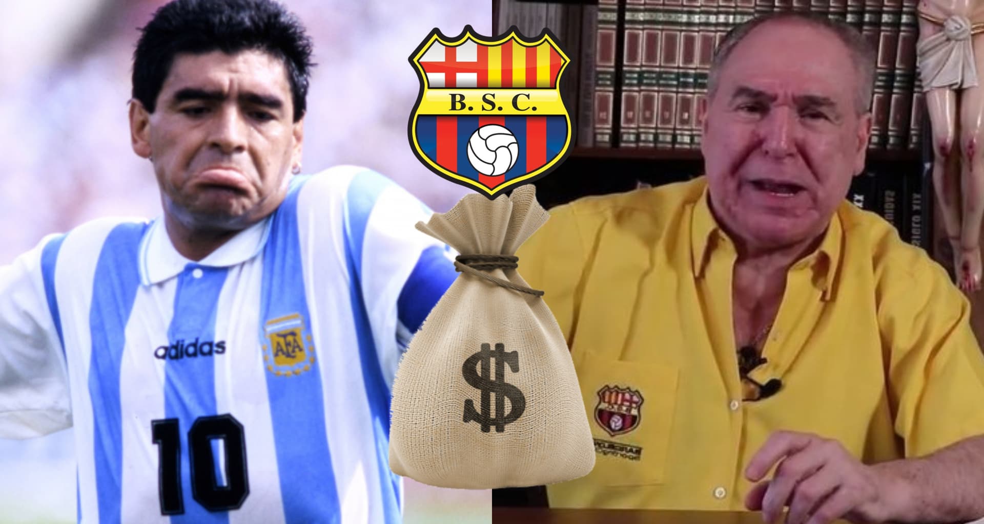 En la época de Abdalá Bucaram, Diego Maradona, pudo fichar por Barcelona SC y junto con él dos de los mejores jugadores del mundo