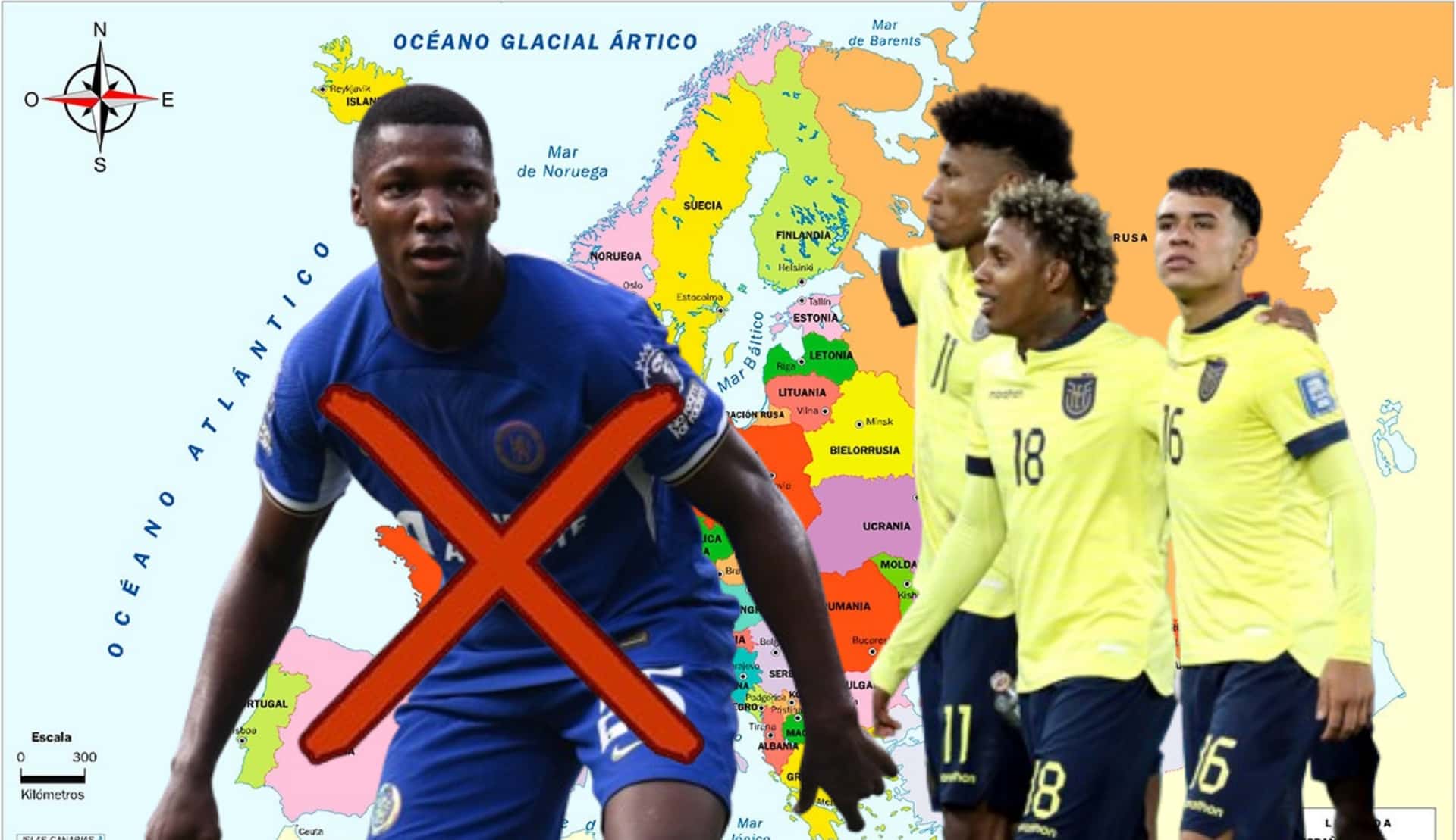 En la foto Moisés Caicedo con la camiseta del Chelsea. FOTO: DelMundo