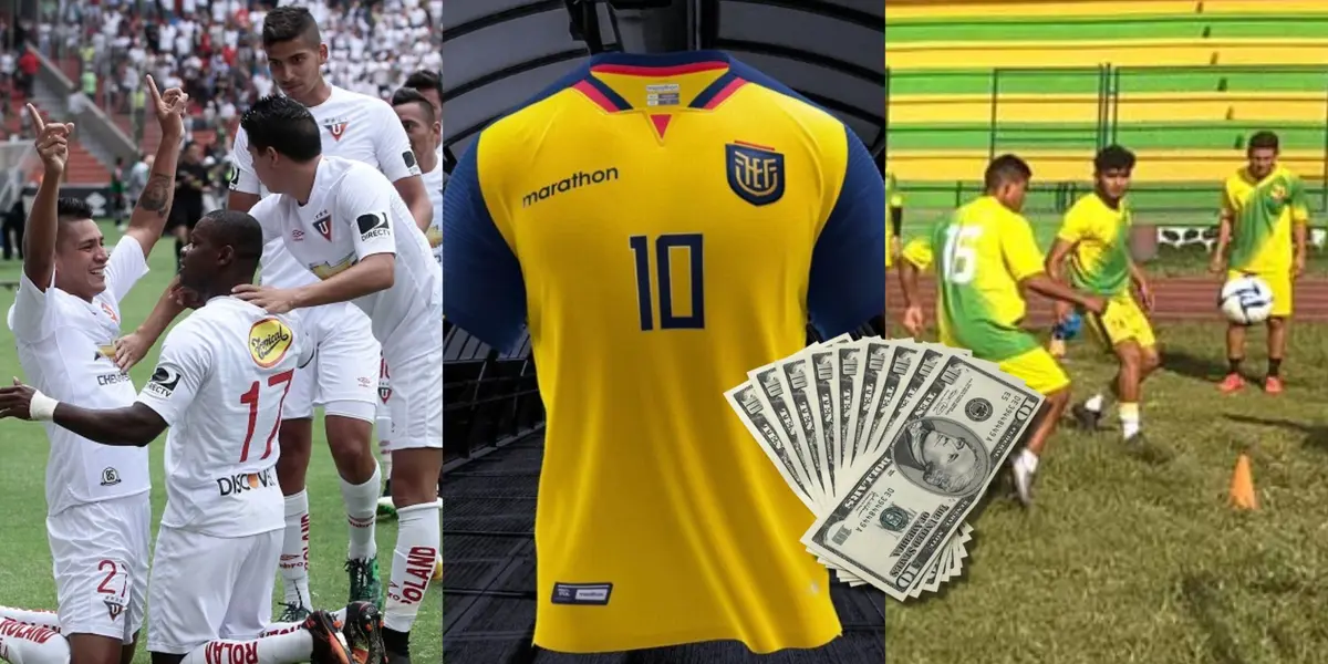 En la Selección Ecuatoriana llevó la 10 y también se puso la camiseta de Liga de Quito, ahora tiene todo para irse a la B