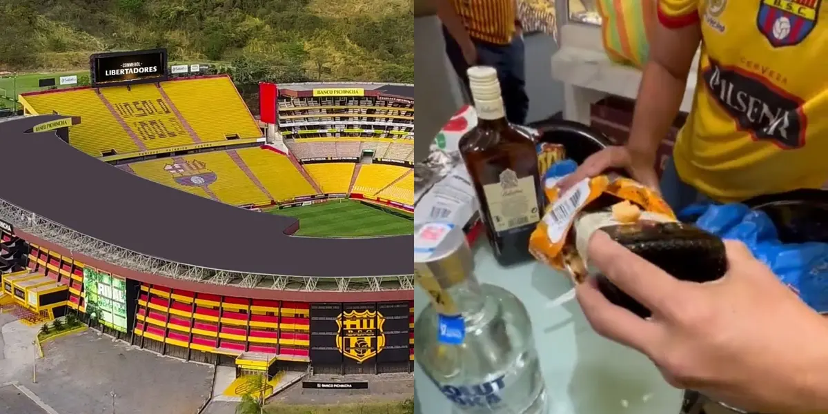 En las redes sociales circulan videos de lo que hacen ciertos aficionados para ingresar licor al estadio