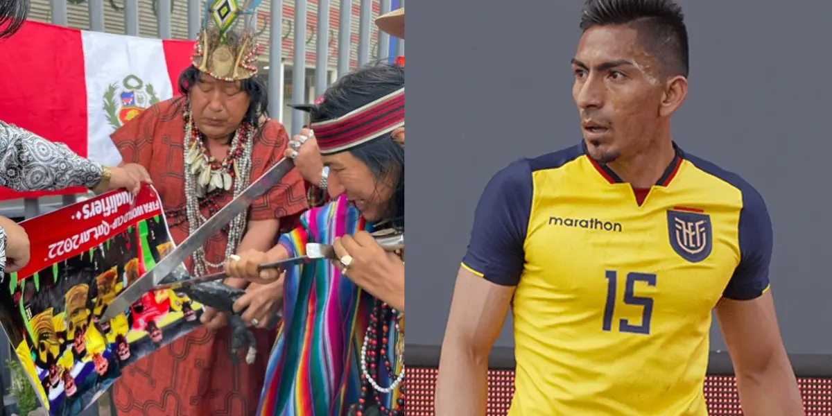 En las últimas horas circuló un video de un grupo de peruanos haciendo brujería a la selección ecuatoriana