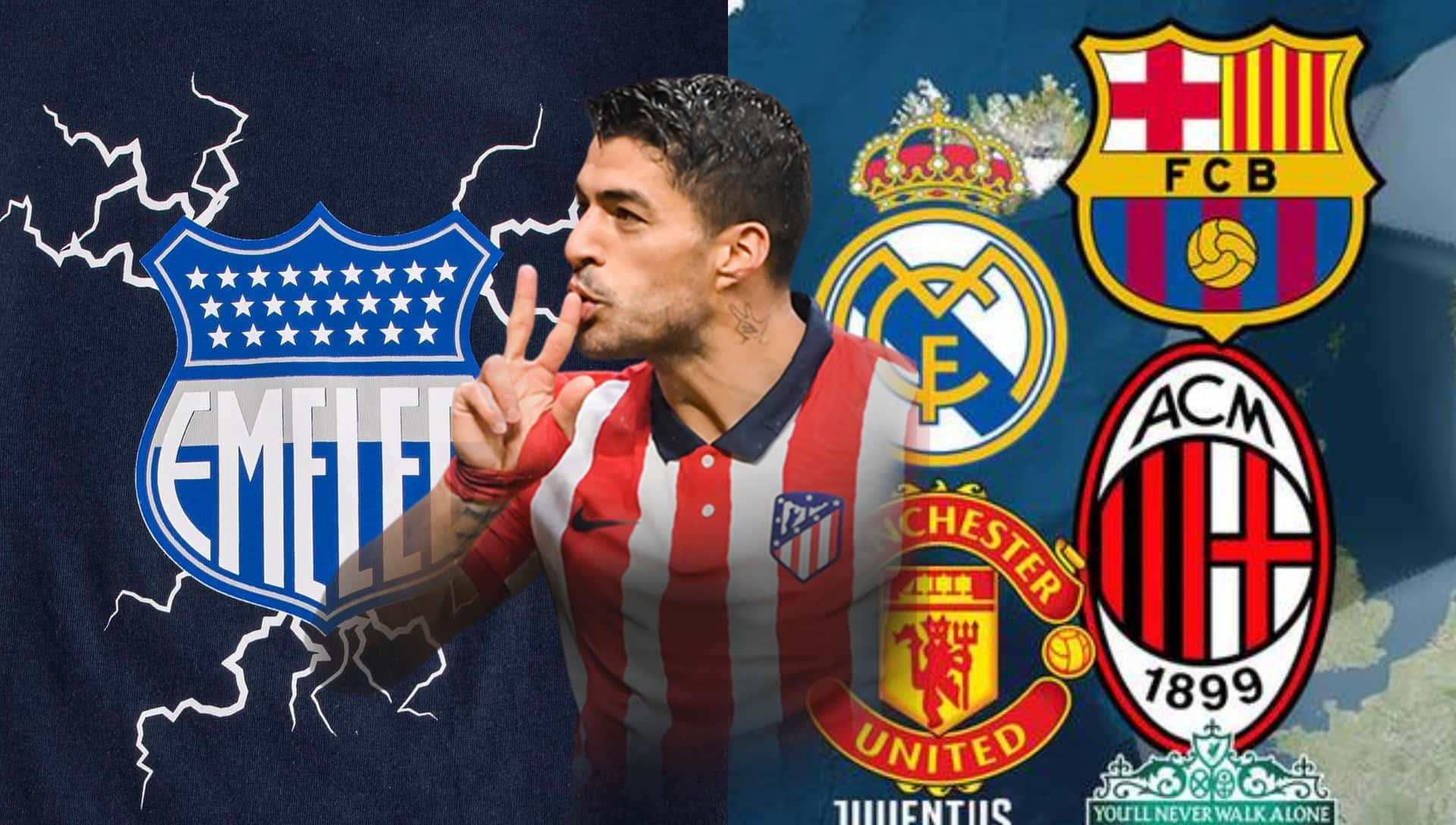 En las últimas horas, se habla de un supuesto precontrato entre Emelec y Luis Suárez