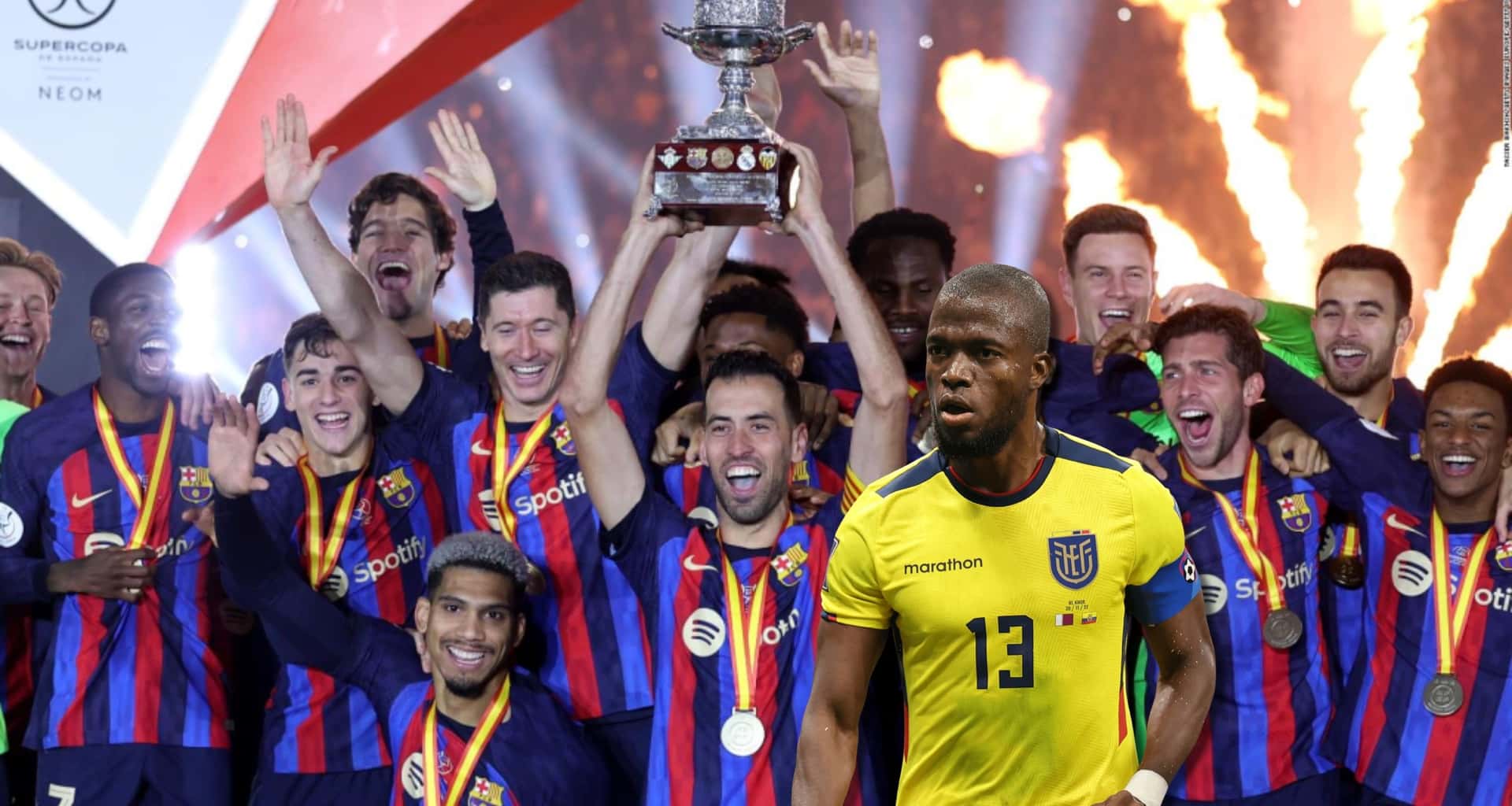 Enner Valencia está en la lista del FC Barcelona y ha hecho méritos como para ser tomado en cuenta este 2023
