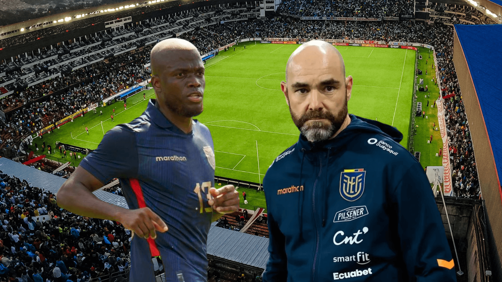 Enner Valencia, Félix Sánchez Bas. Foto tomada de: La Tri