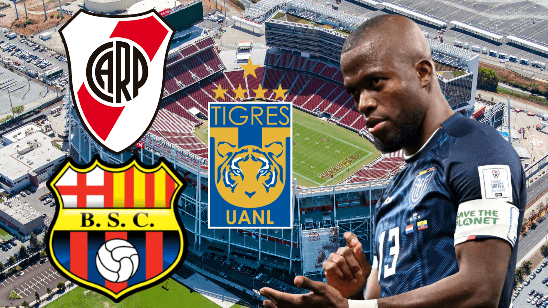 Enner Valencia (Foto tomada de: Turner Construction/Emelec/Wikipedia)