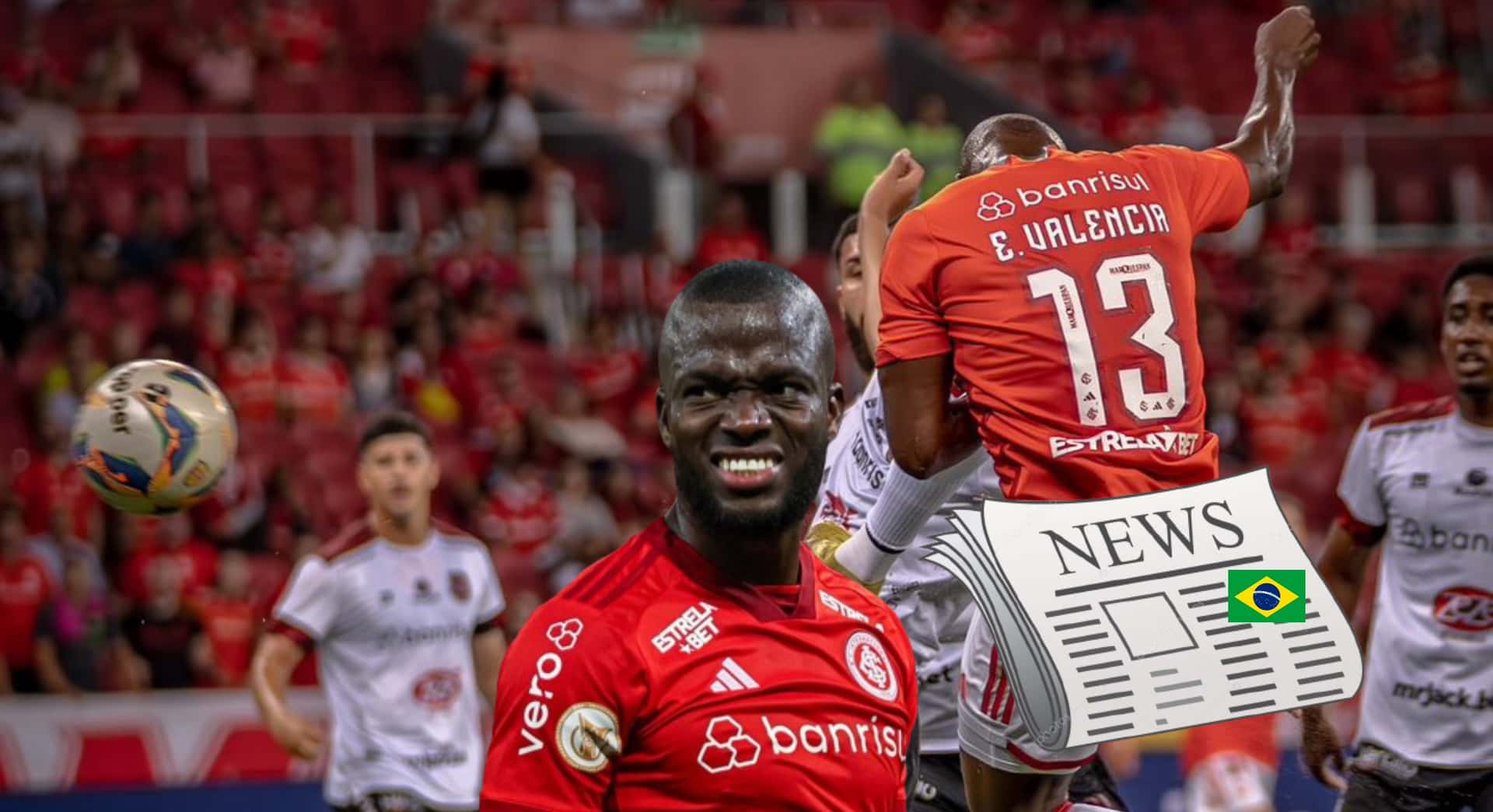 Enner Valencia volvió a brillar en el fútbol brasileño.
