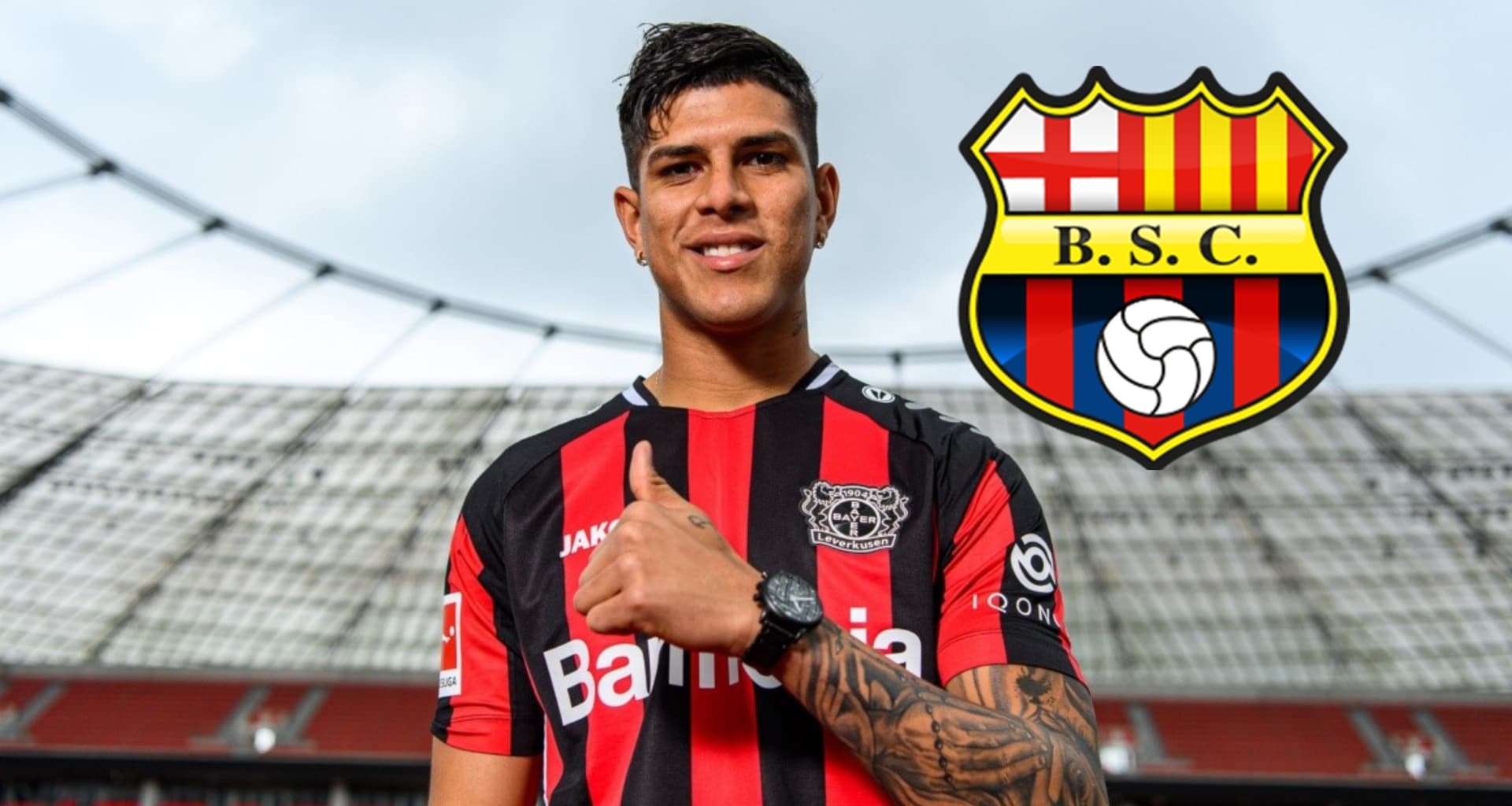 Entre sus filas Barcelona SC tiene un central que fue la pareja de Piero Hincapié en las inferiores