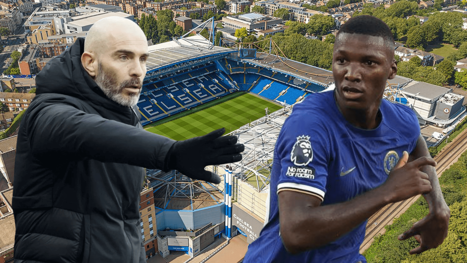Enzo Maresca y Moisés Caicedo (Foto tomada de: Wikipedia/Chelsea/Fichajes)