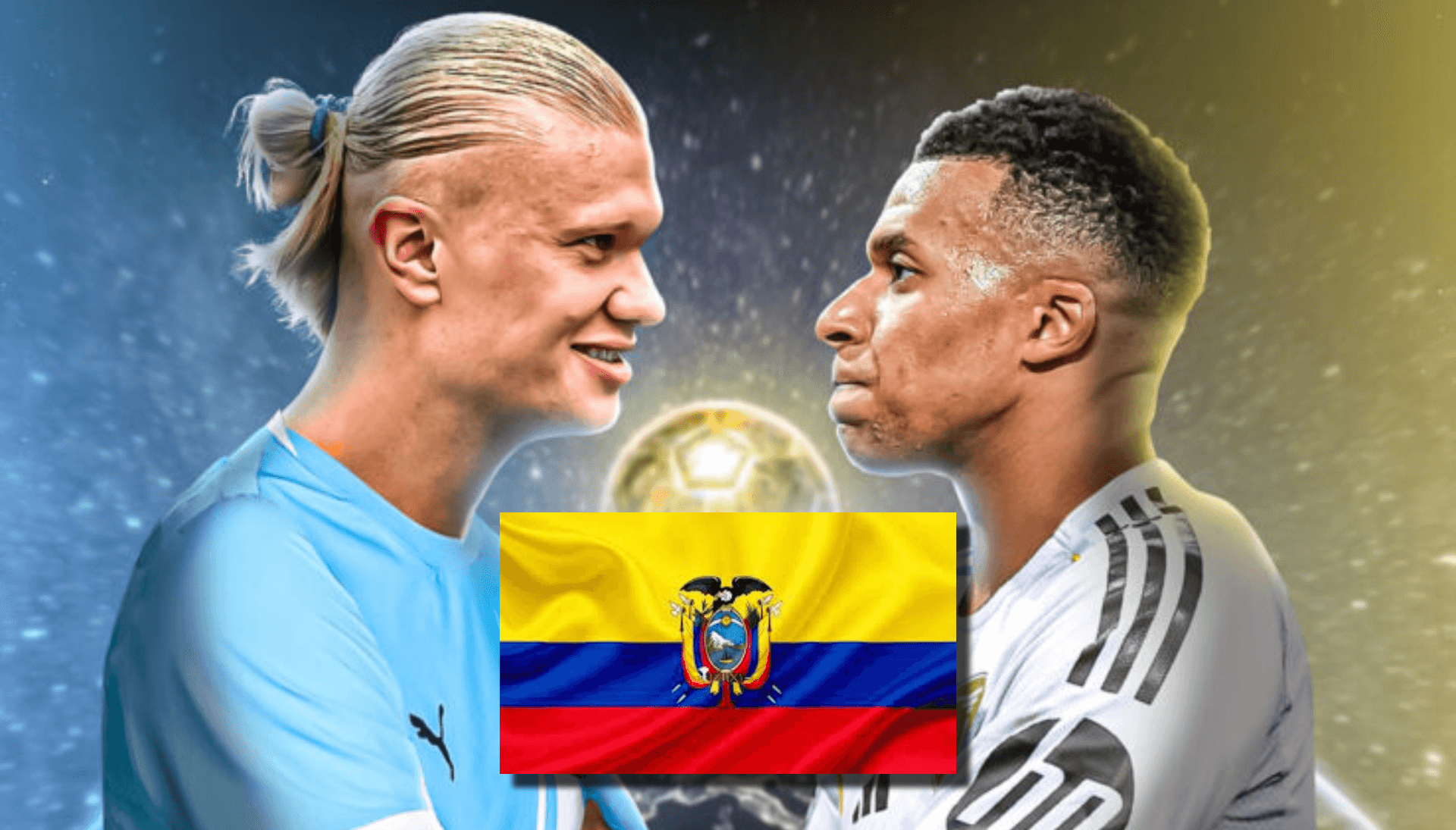 Erling Haaland-Kylian Mbappé / Foto: Infobae