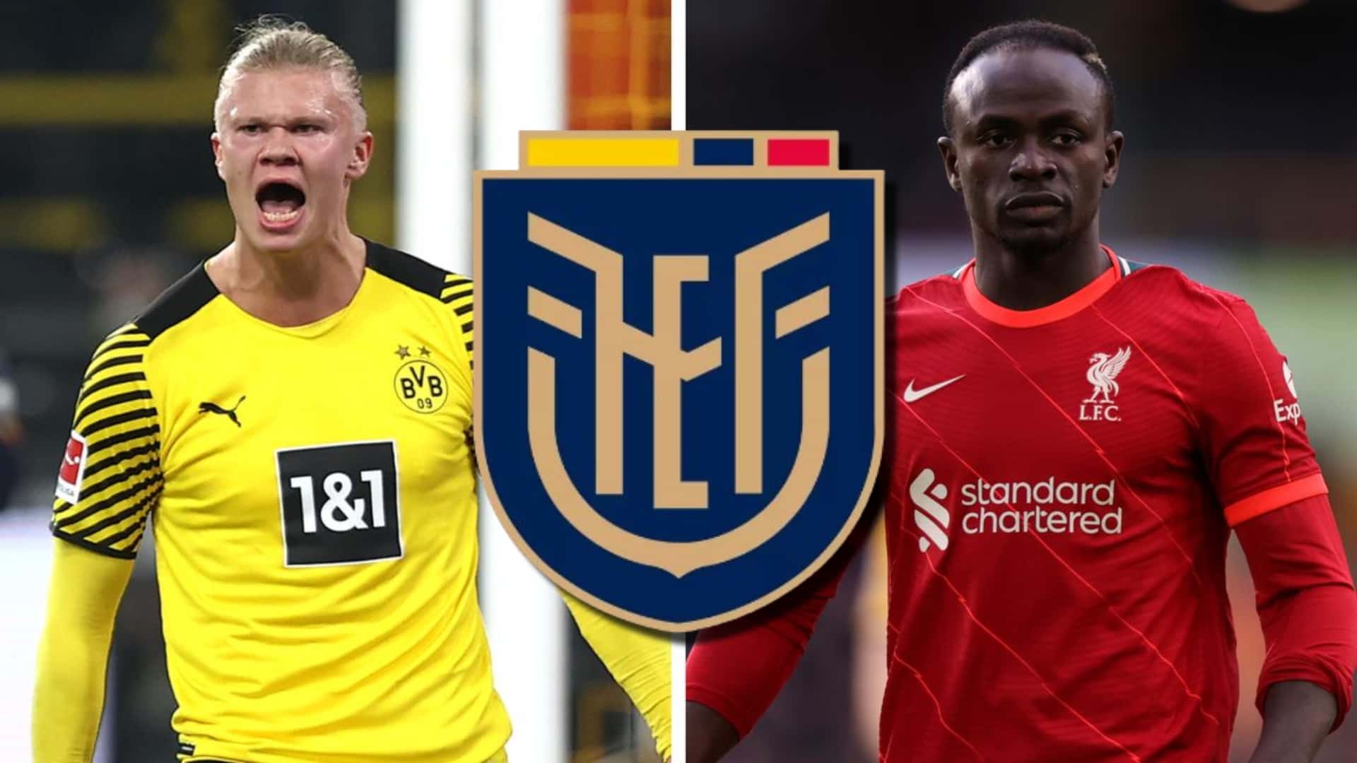 Erling Haaland y Sadio Mané / Foto: Fox Sports