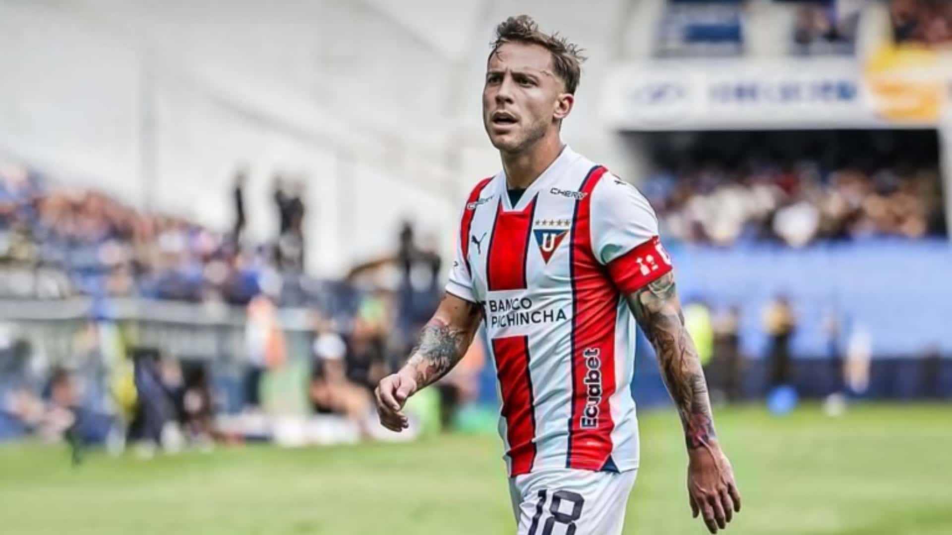 Ezequeil Piovi en Liga de Quito / Foto tomada de: API