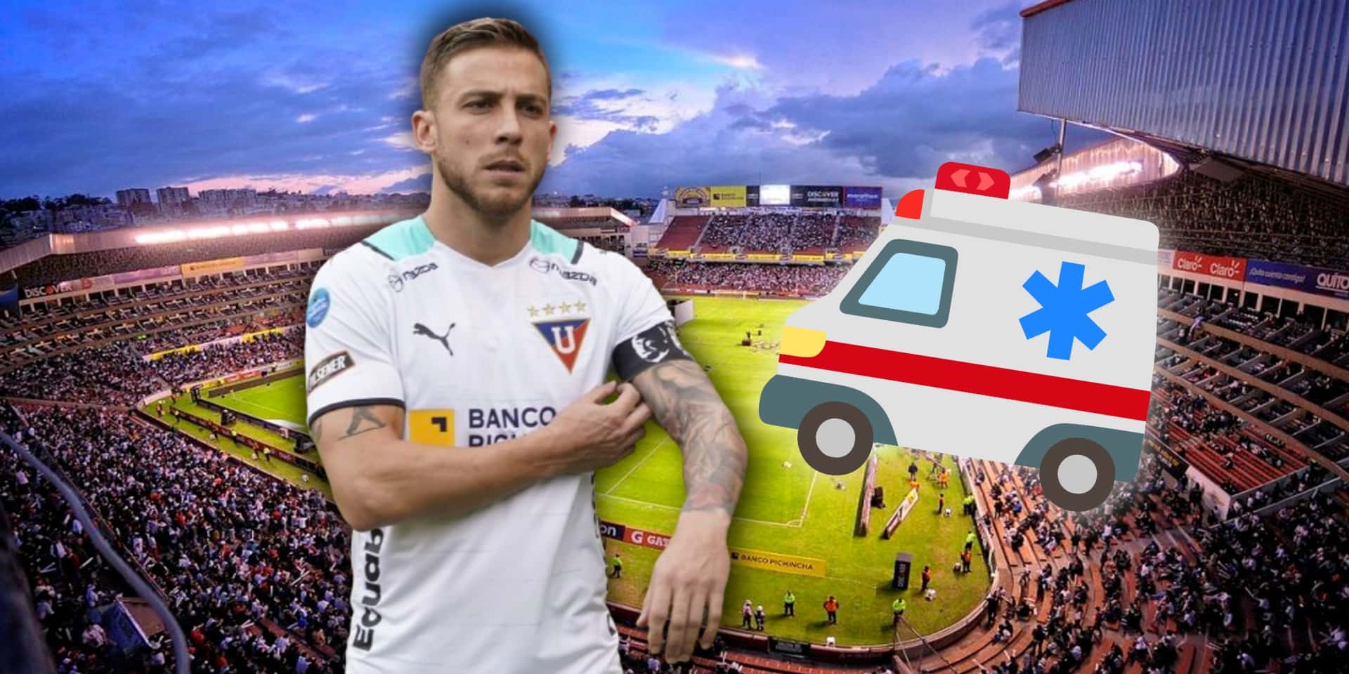 Ezequiel Piovi en Liga de Quito (Fuente: KCH FM / Teleamazonas)