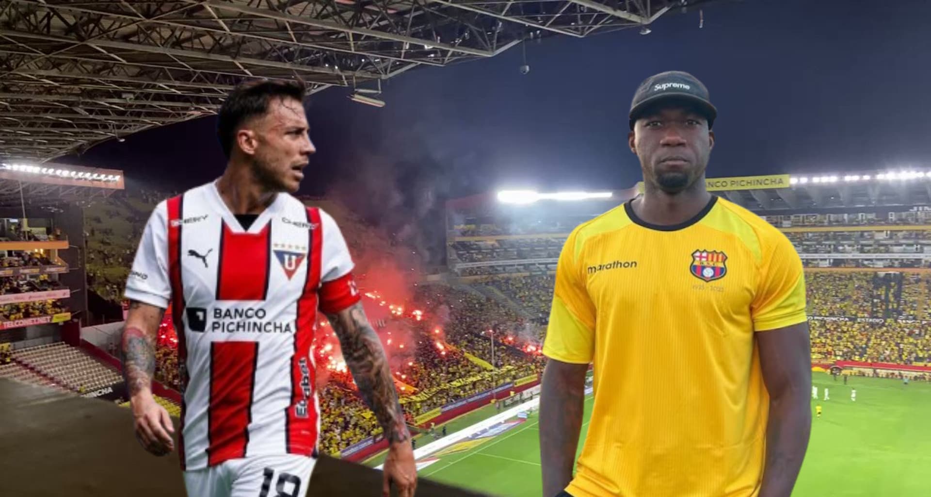 Ezequiel Piovi y Felipe Caicedo / Foto de: El Futbolero Ecuador