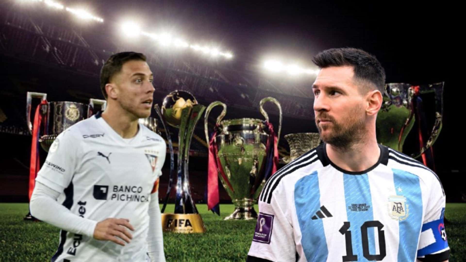 Ezequiel Piovi y Lionel Messi / Foto de: El Futbolero Ecuador