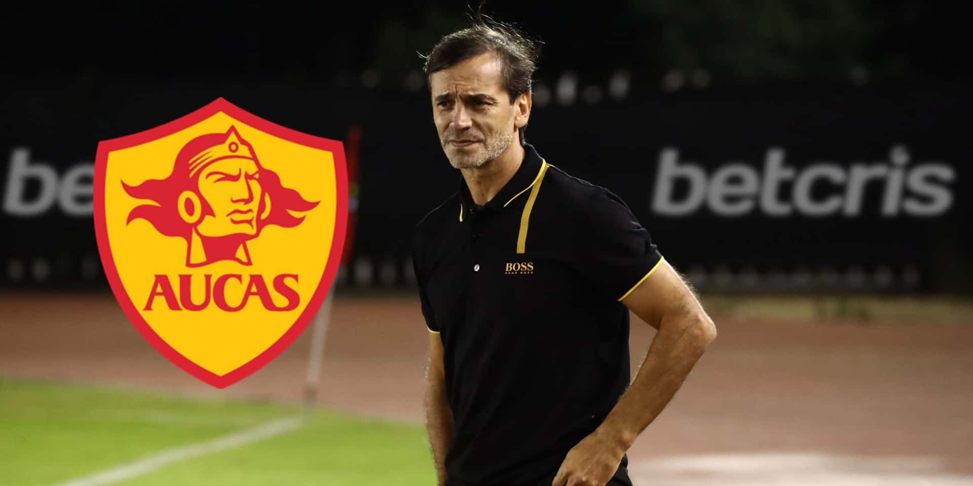 Fabián Bustos habló ante los medios de comunicación luego del partido con el Cumbayá FC