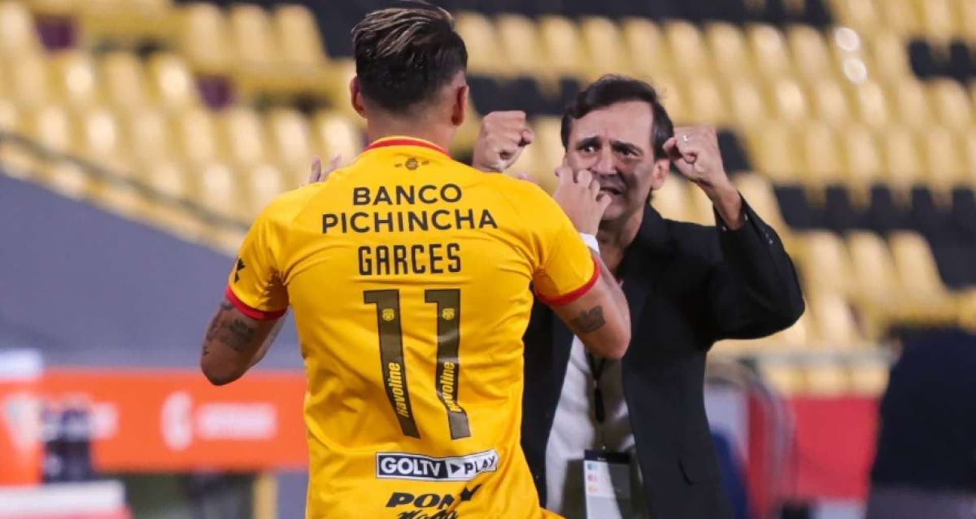 Fabián Bustos le dio una mala noticia a Carlos Garcés para su carrera en Barcelona SC el 2023