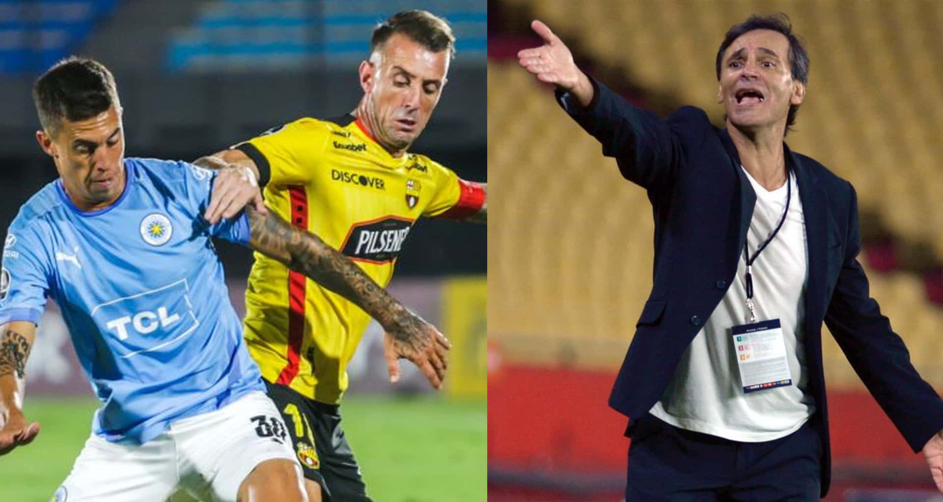 Fabián Bustos prepara los detalles para el partido de vuelta entre Barcelona SC y Montevideo City Torque