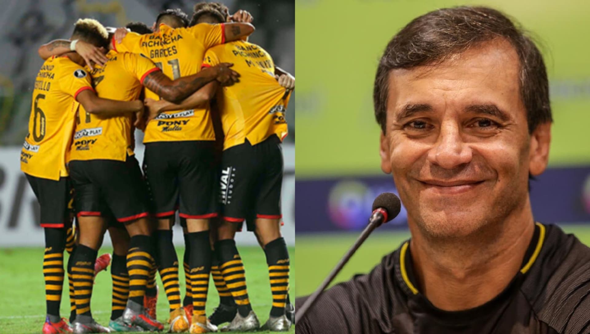 Fabián Bustos tendría definida la alineación de Barcelona para el partido contra Macará de este sábado