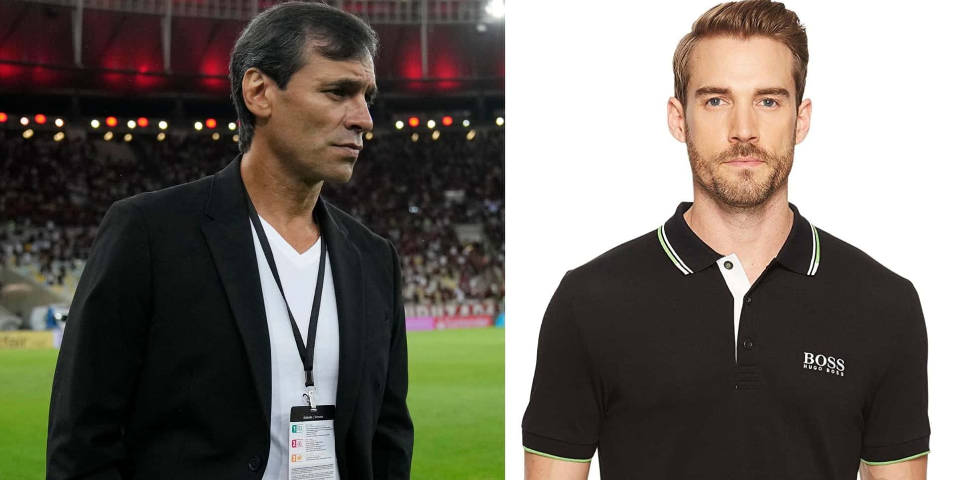Fabián Bustos utilizó una camisa Hugo Boss en la final