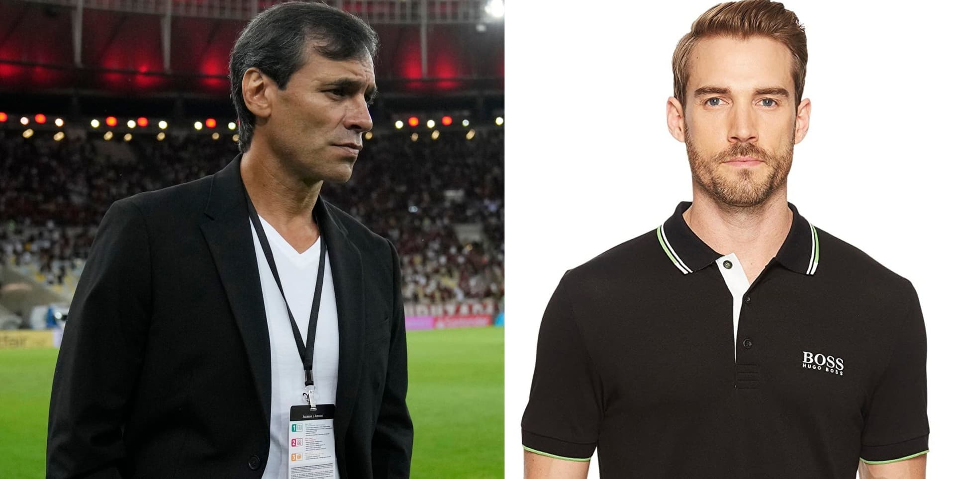 Fabián Bustos utilizó una camisa Hugo Boss en la final