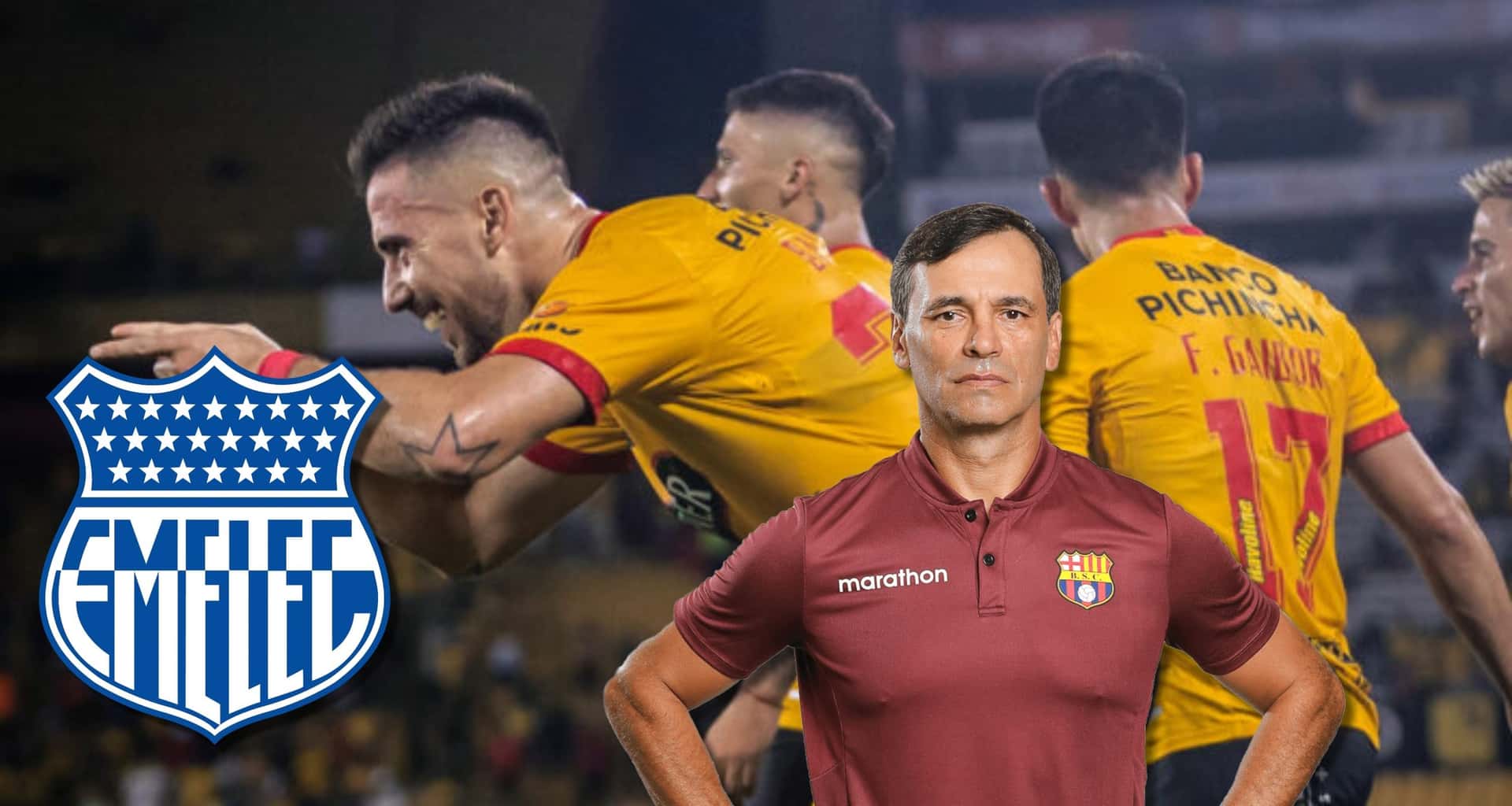 Fabián Bustos y sus decisiones cuestionadas, quemó a uno de los mejores jugadores que tiene Barcelona SC