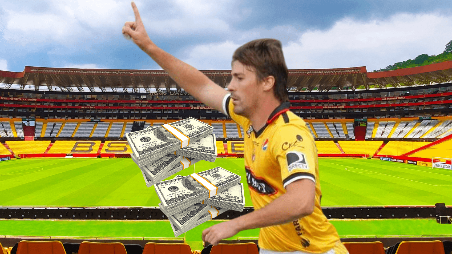 Federico Nieto celebrando, dinero. Foto tomada de: El Diario Ecuador