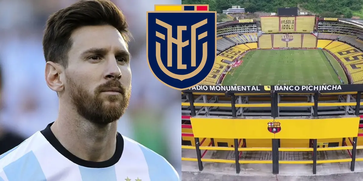 FEF anunció que Ecuador jugará en el estadio Monumental ante Argentina y se esperaba a Lionel Messi en la cancha de Barcelona SC