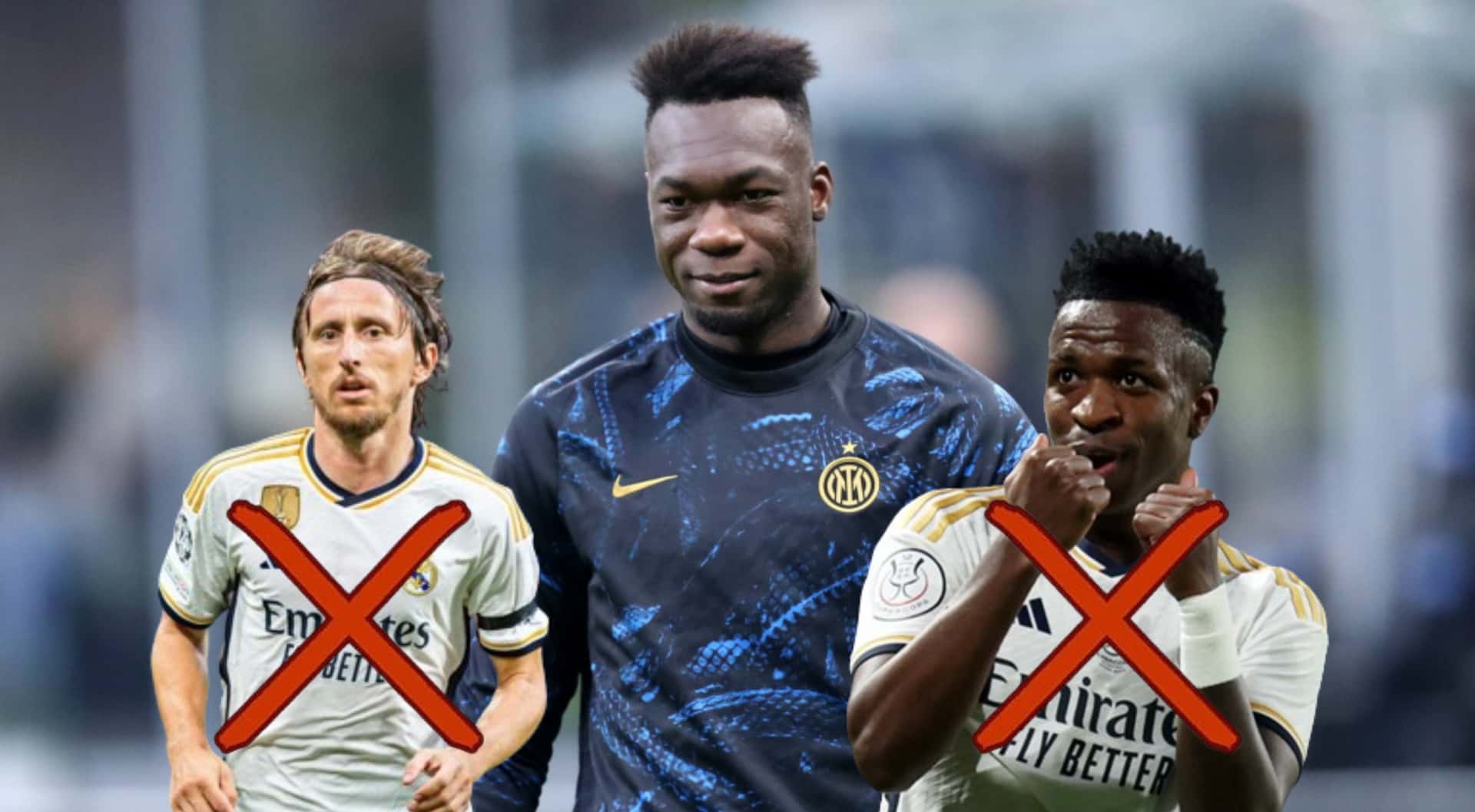 Felipe Caicedo, al lado Luka Modric y Vinicius Junior. FOTO: Transfermarkt