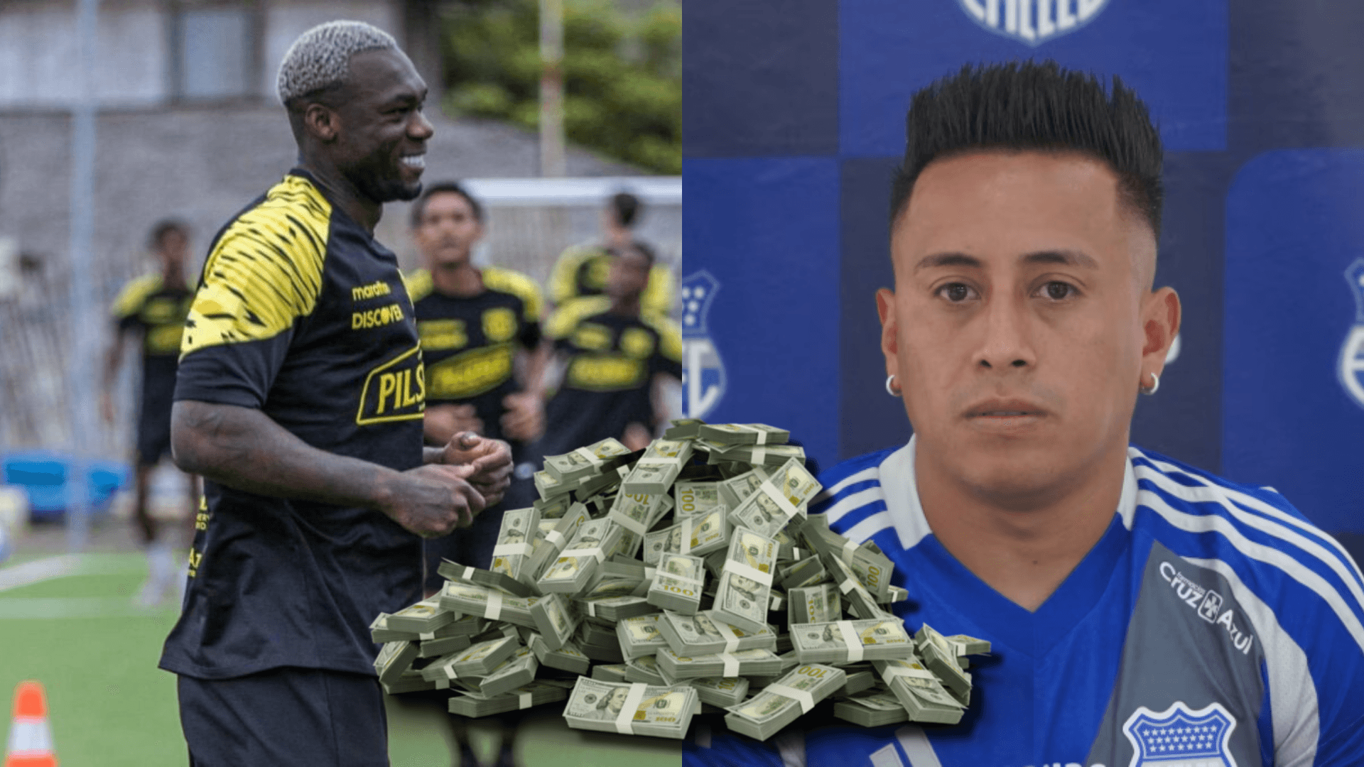 Felipe Caicedo-Christian Cueva / Foto: El Universo