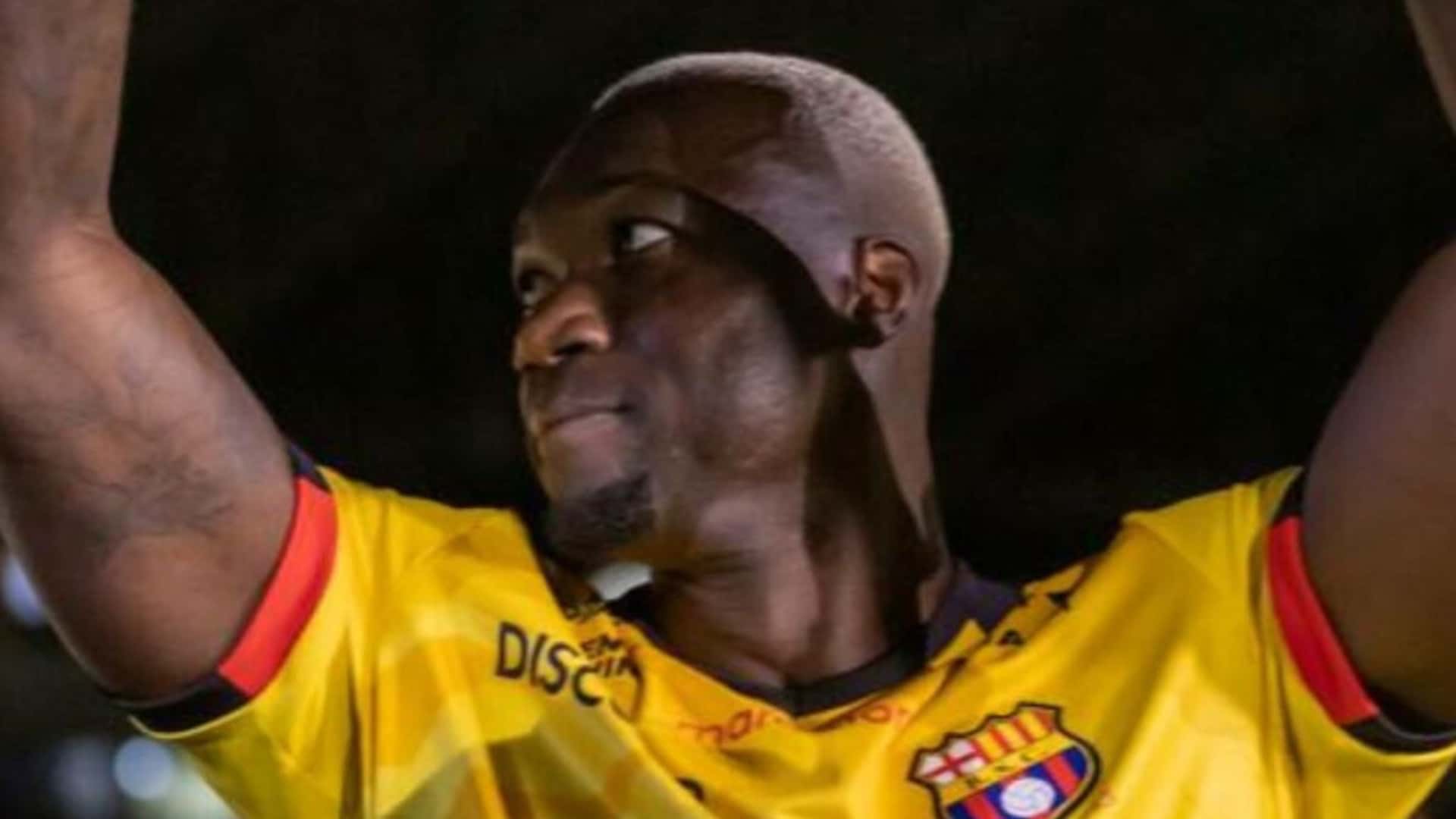 Felipe Caicedo en Barcelona SC / Foto tomada de: API