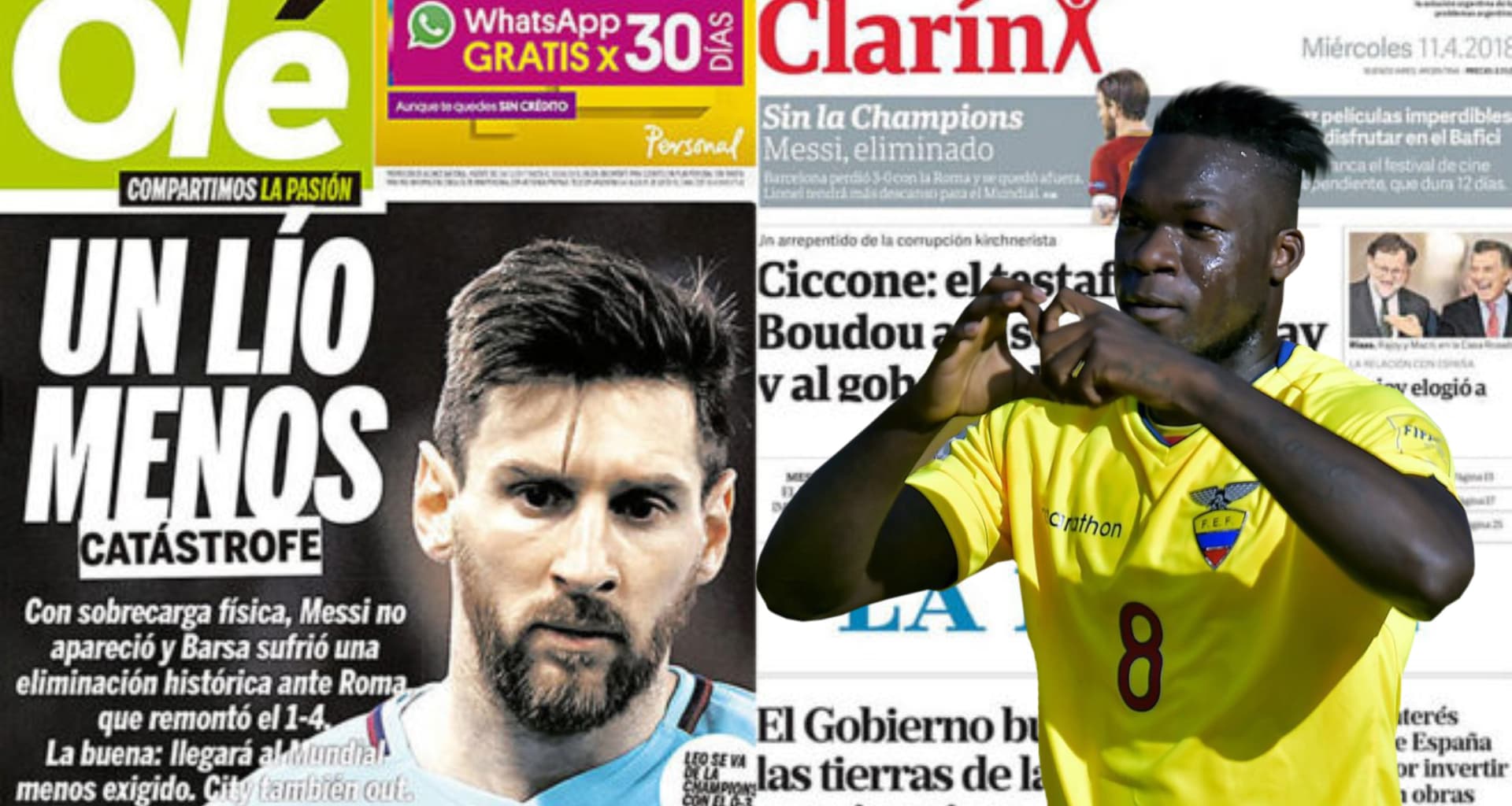 Felipe Caicedo es conocido en el Continente por lo realizado en Europa y esto le dijeron desde Argentina