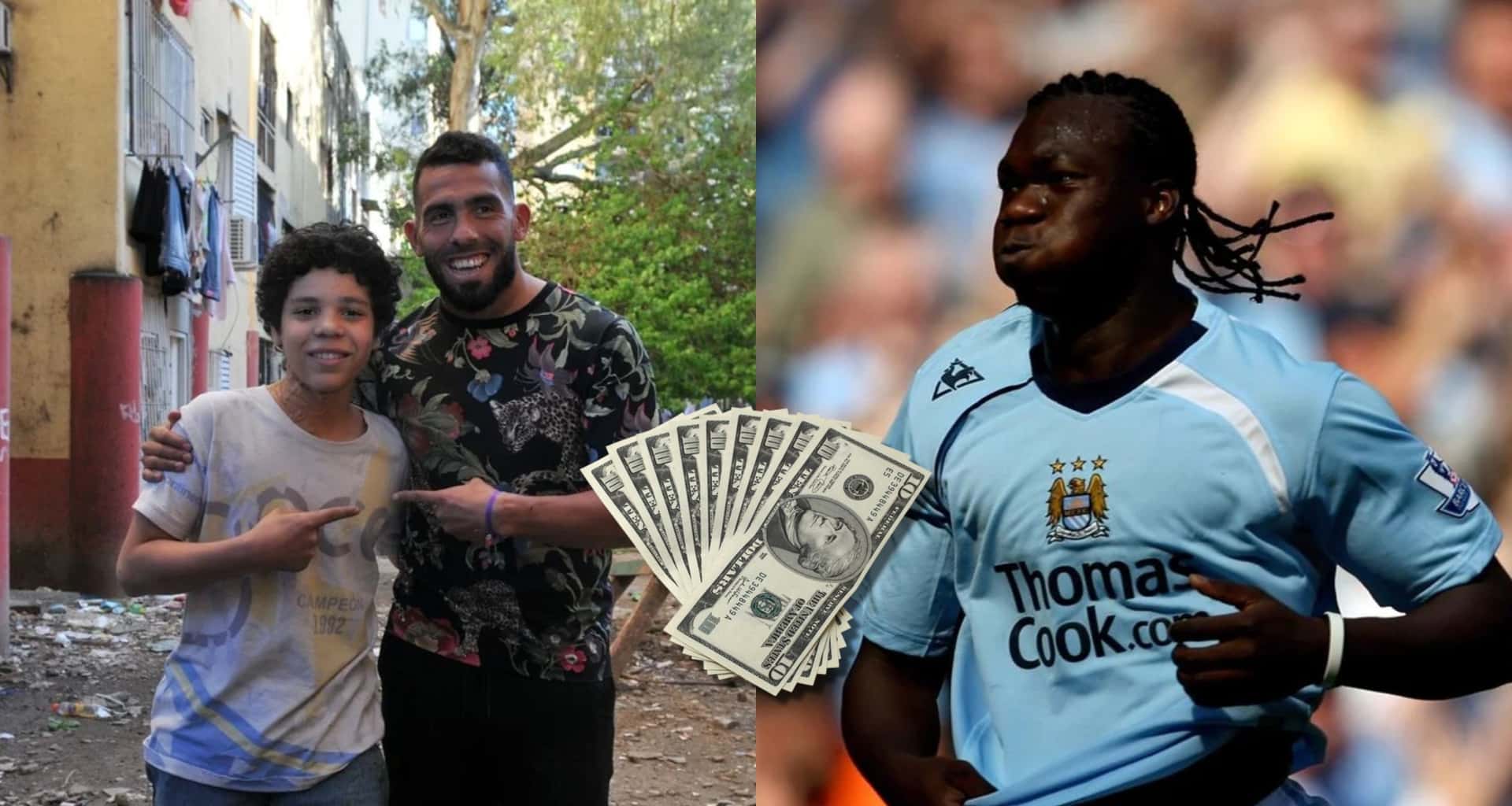Felipe Caicedo hizo esto con su primer salario en el fútbol, en cambio Tévez no dudó en gastarlo en 10 casas con lo que le dio Boca Juniors