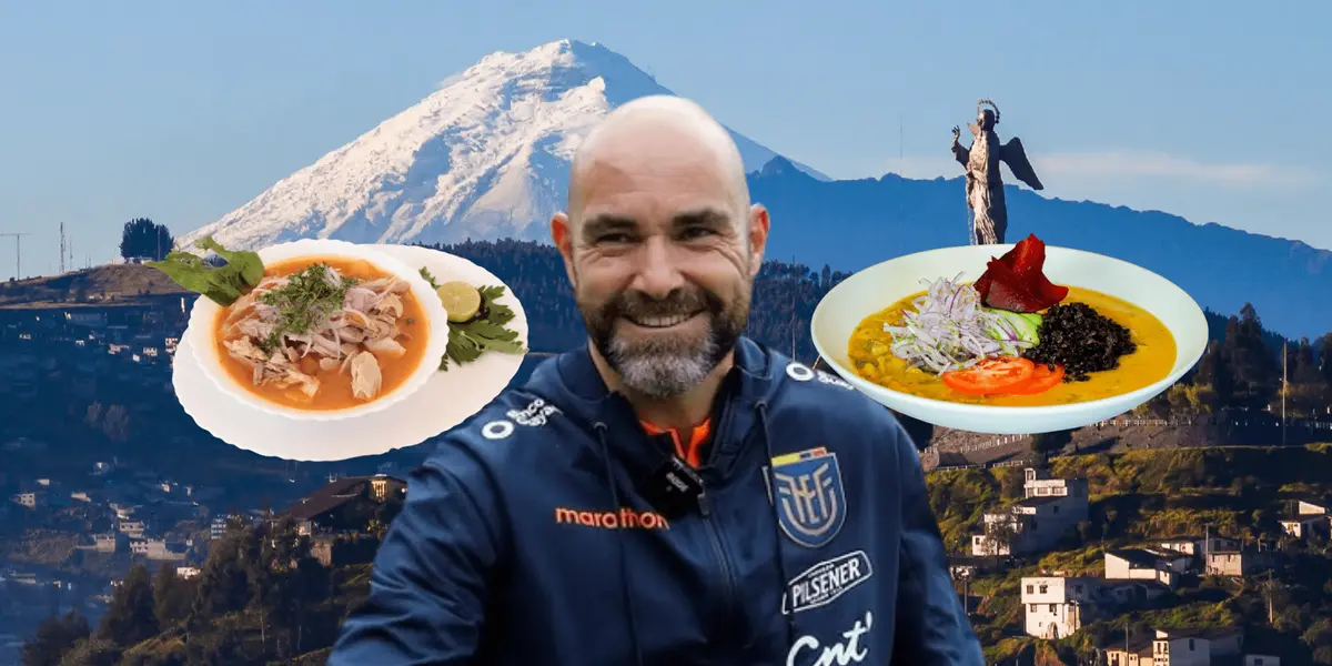Félix Sánchez Bas y su gusto por la gastronomía ecuatoriana