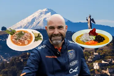 Félix Sánchez Bas y su gusto por la gastronomía ecuatoriana
