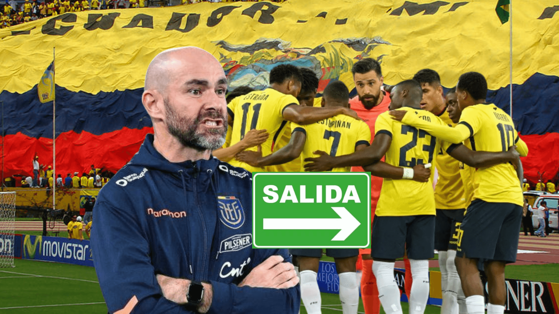 Félix Sánchez, jugadores de la Selección de Ecuador. Foto tomada de: La Tri