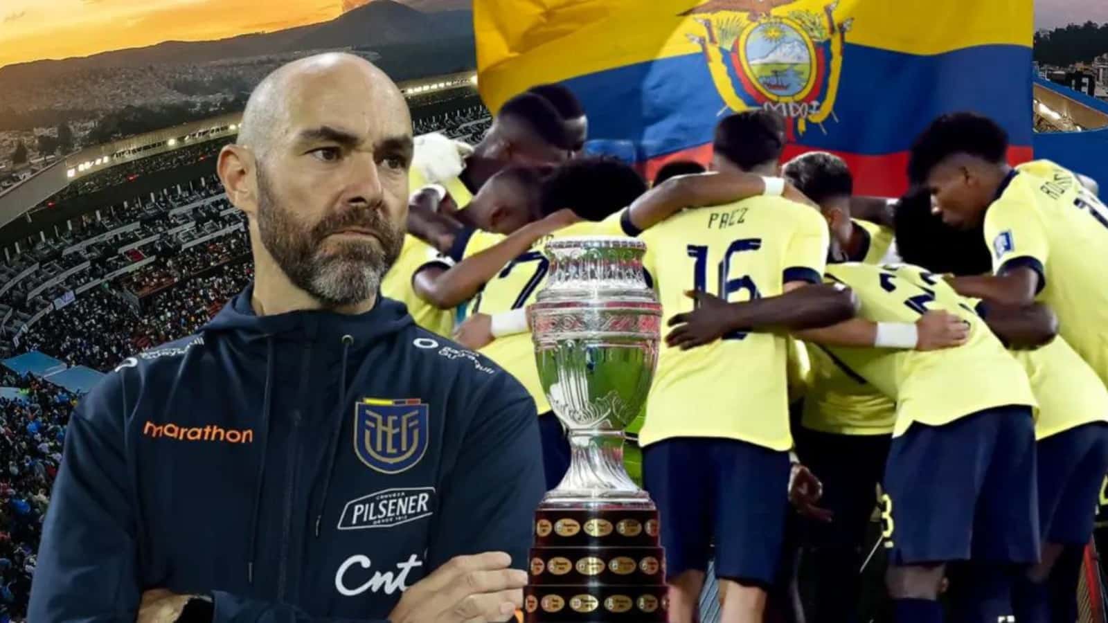 Félix Sánchez, jugadores de la Selección Ecuador. Foto tomada de: La Tri