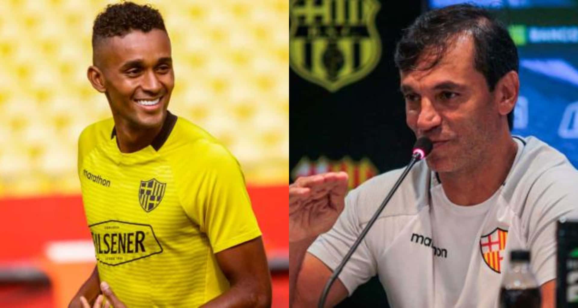 Fidel Martínez es conocido de Fabián Bustos pero mira en que posición lo hará jugar para su regreso como DT de Barcelona SC