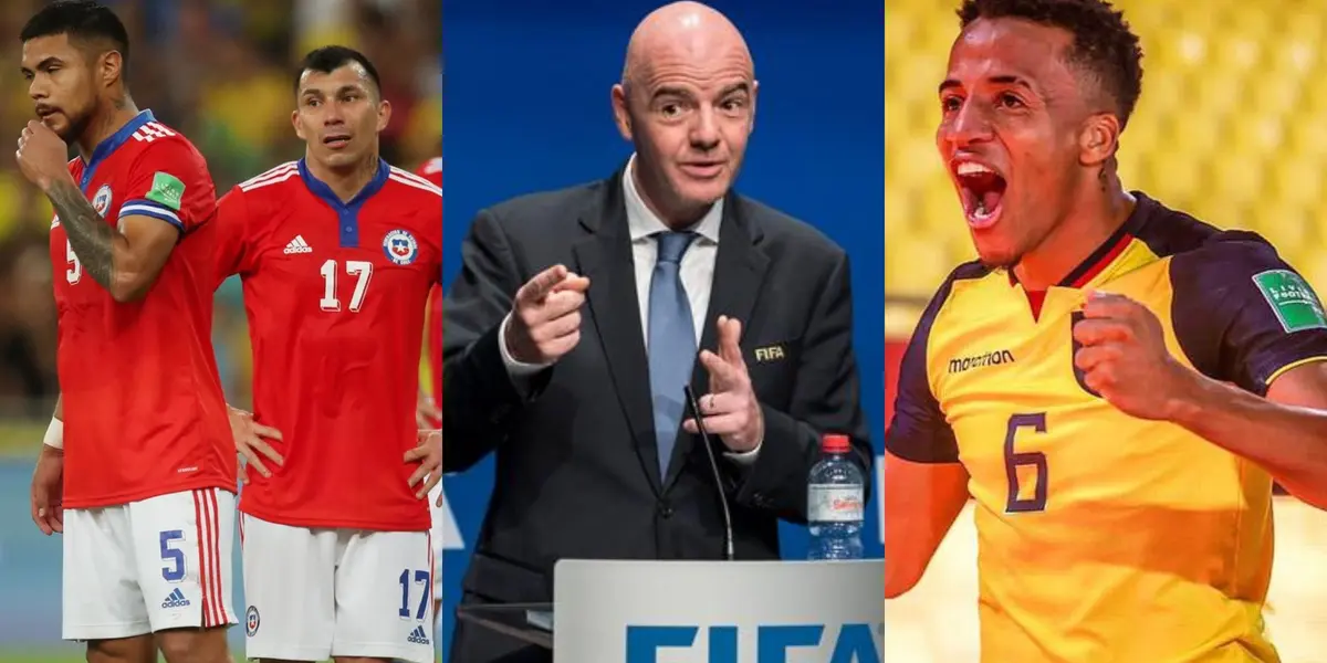 FIFA le bajó de la nube a Chile, que buscó meterse al Mundial con el cupo de Ecuador